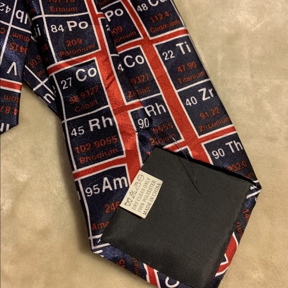 Periodic Table of Elements Neck Tie Steven Harris Chemistry Science Teacher - Picture 6 of 8